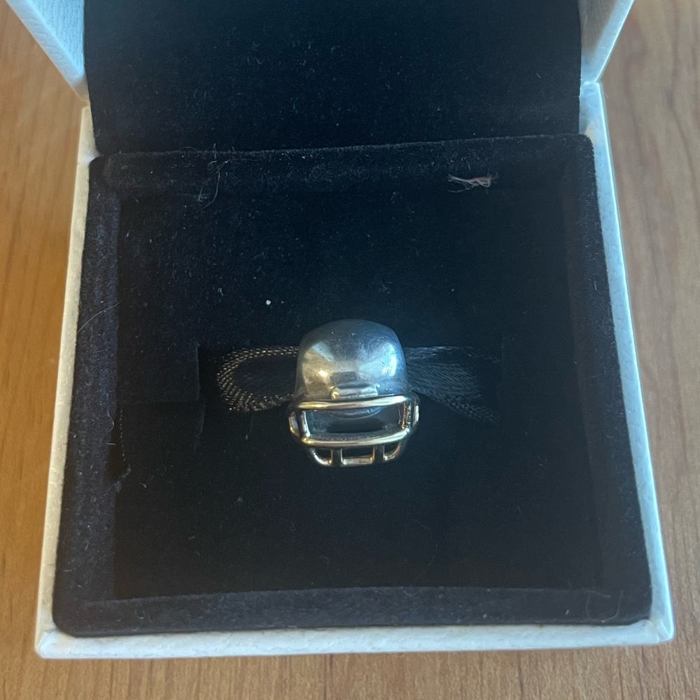 Authentic Pandora Two-Toned Football Helmet Charm